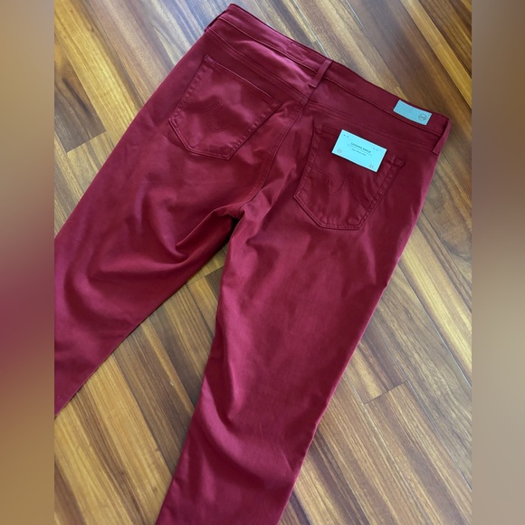 NWT! AG • Adriano Goldschmied • Legging Ankle • Rich Scarlet • 31 • Retail $178 - Picture 11 of 16